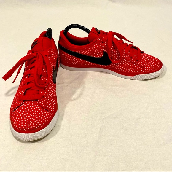 Nike Match Supreme Red White Polka Dot 